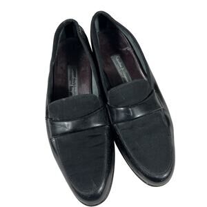 Salvatore Ferragamo Made in Italy Patent Grosgrain Vamp Formal Loafer 8D